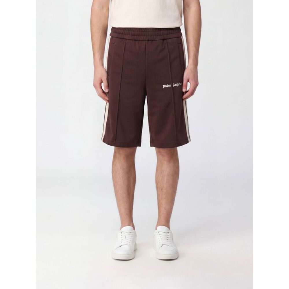 Palm Angels Shorts Men Brown